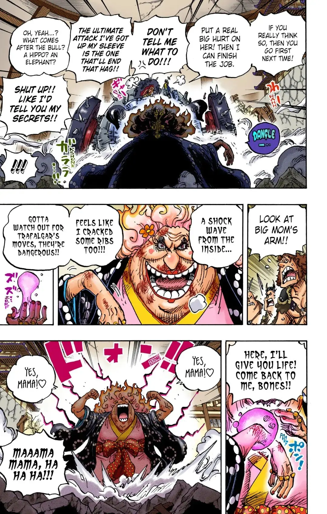 One Piece Colored, chapter 1039, page 4