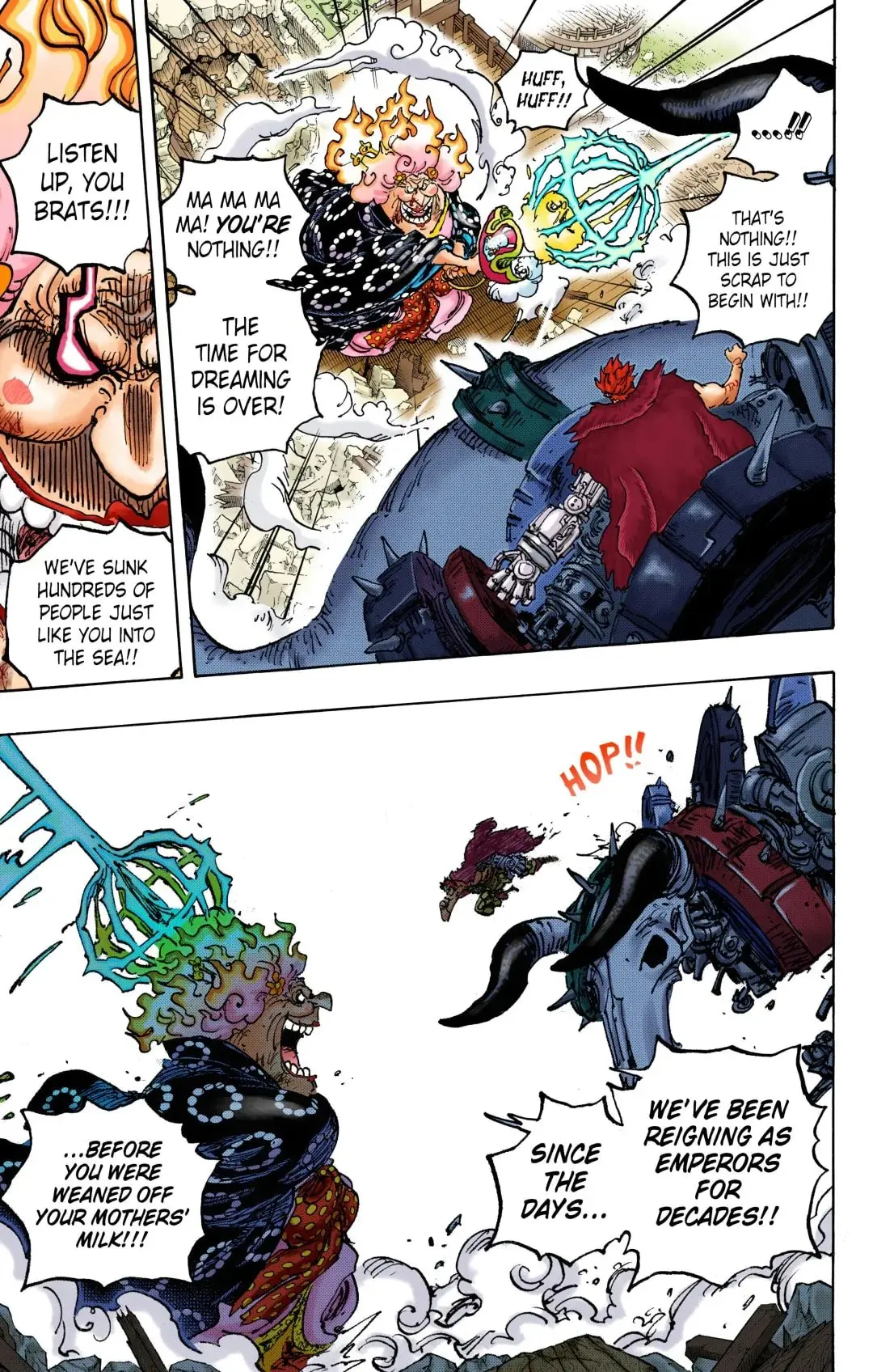 One Piece Colored, chapter 1039, page 6