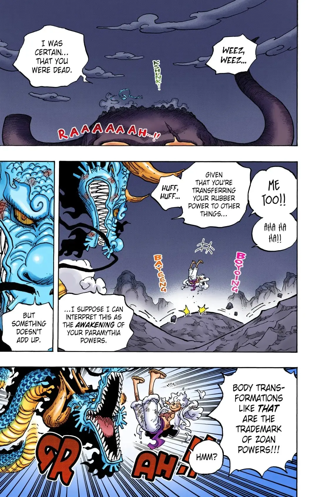 One Piece Colored, chapter 1045, page 2