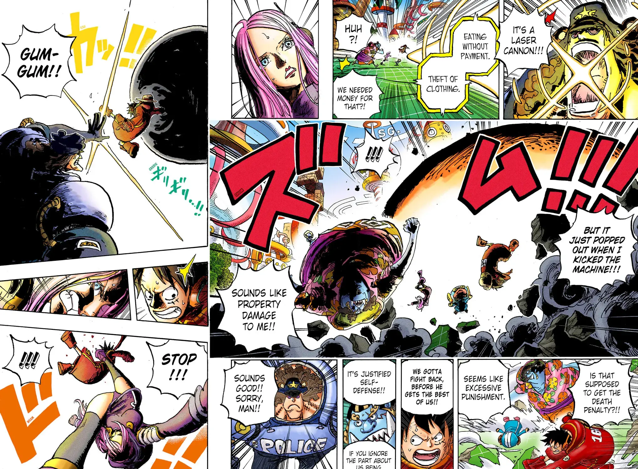 One Piece Colored, chapter 1063, page 11