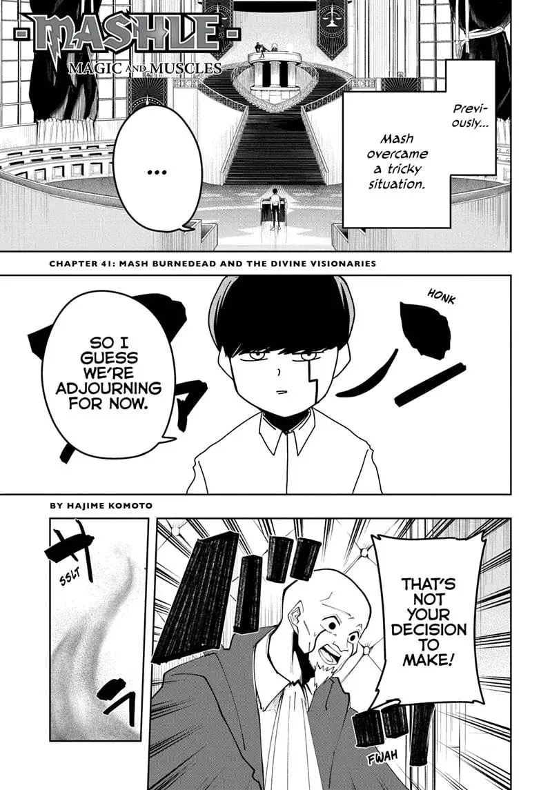 Mashle: Magic and Muscles, chapter 41, page 1