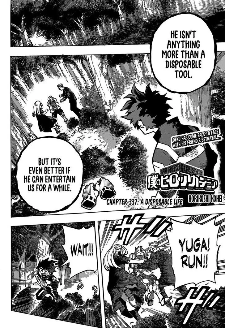My Hero Academia, chapter 337, page 2