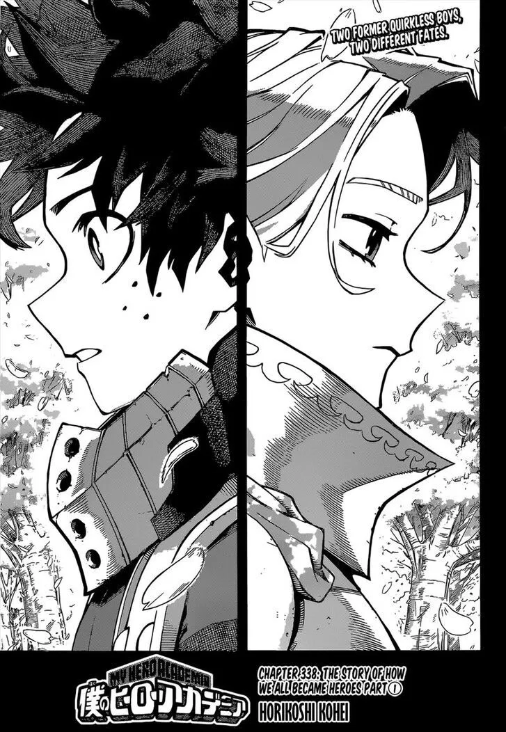 My Hero Academia, chapter 338, page 1