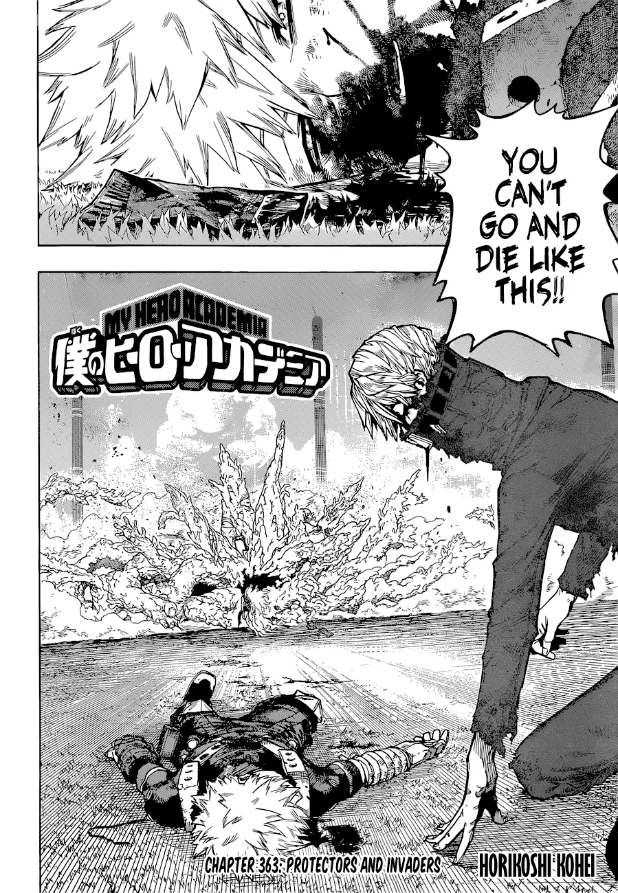 My Hero Academia, chapter 363, page 2