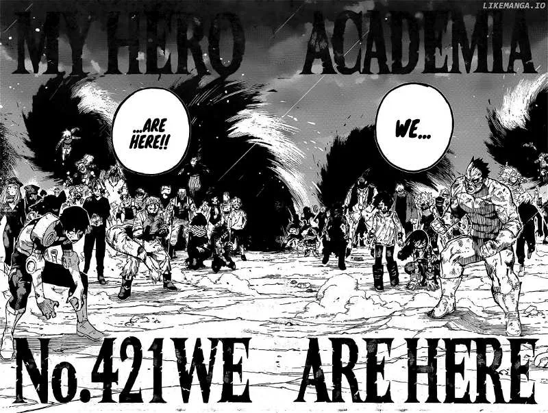 My Hero Academia, chapter 421, page 2