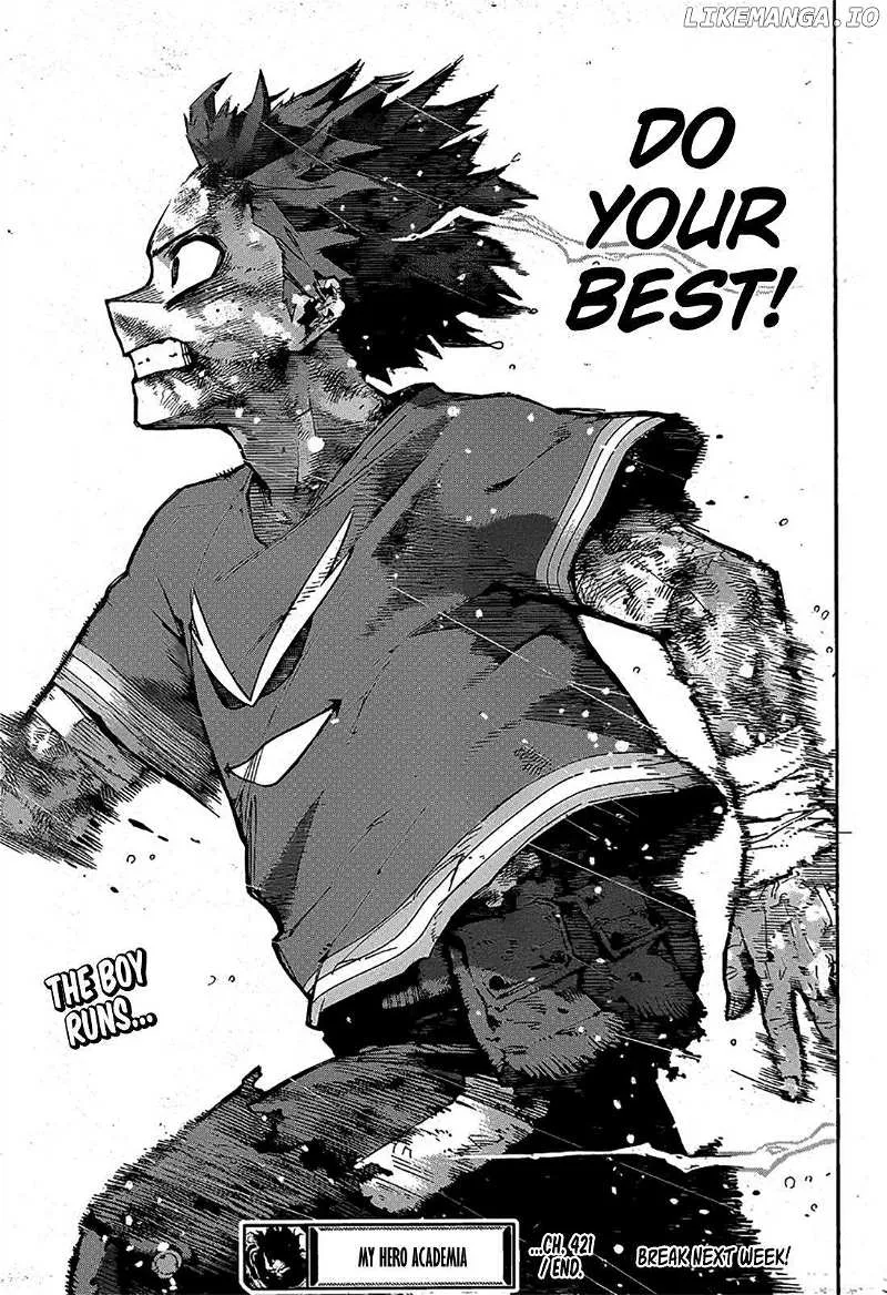 My Hero Academia, chapter 421, page 13