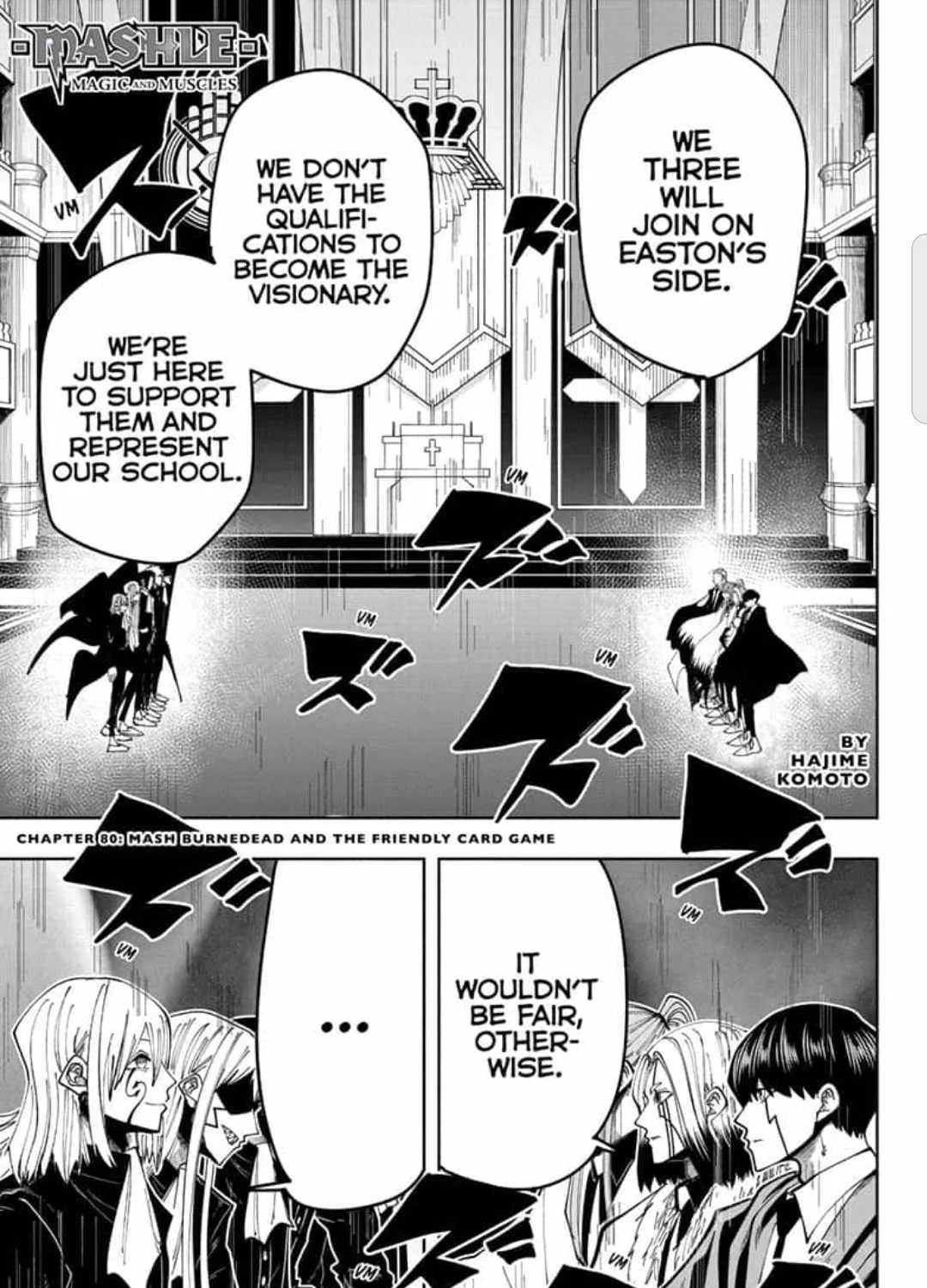 Mashle: Magic and Muscles, chapter 80, page 1