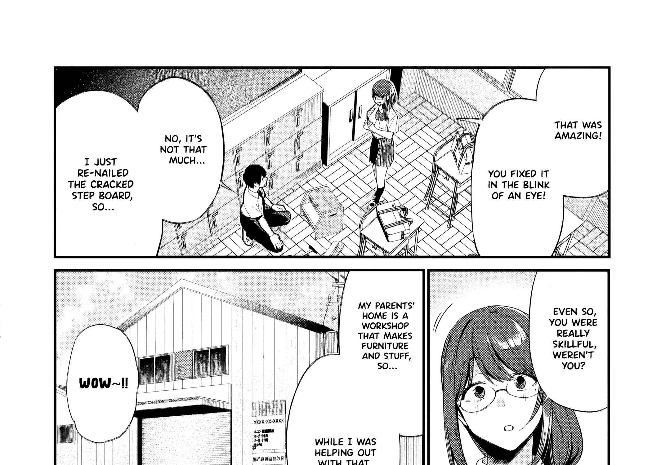 When I Repaired a Gal's Bicycle, She Became Attached to Me, chapter 1, page 46