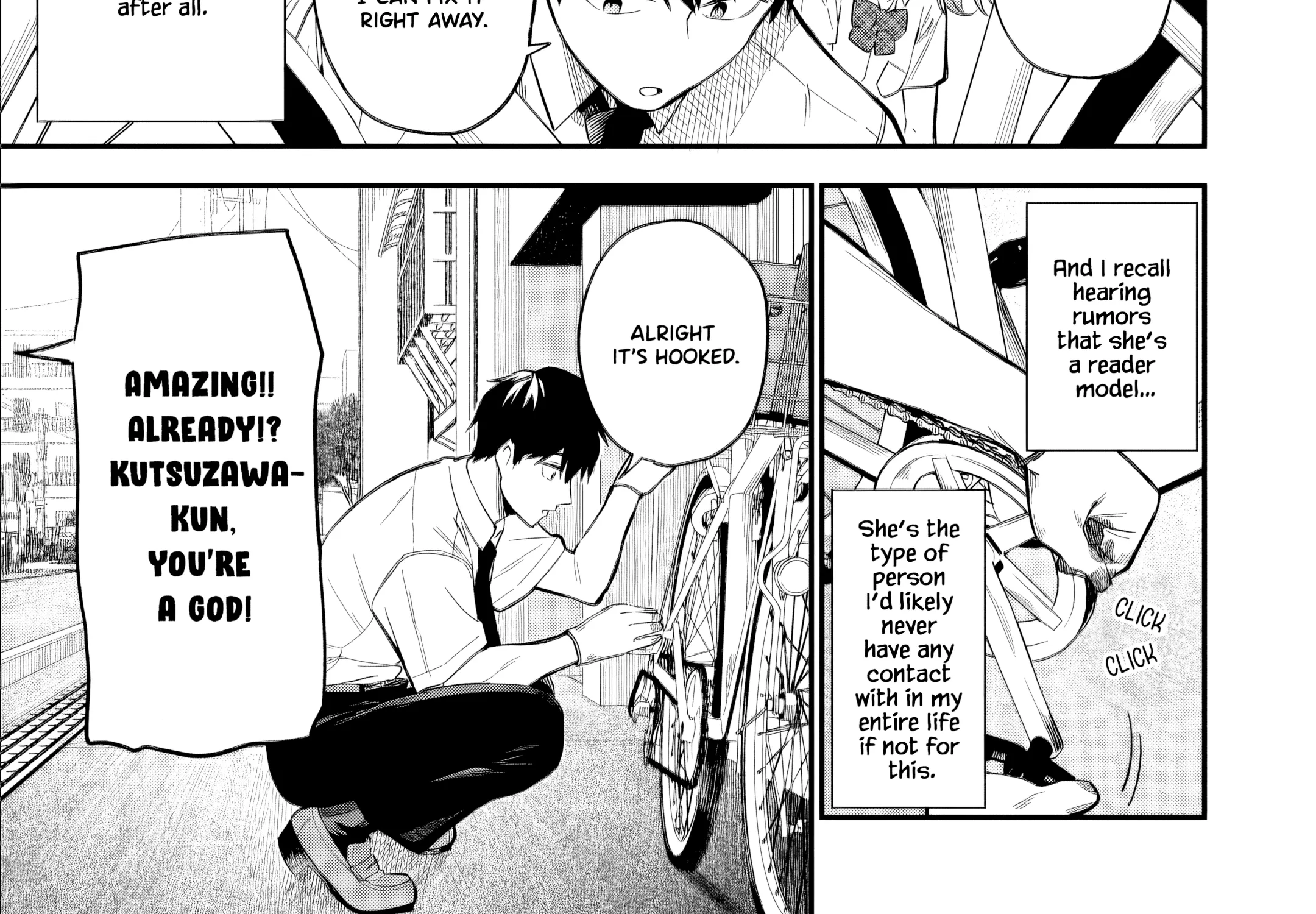 When I Repaired a Gal's Bicycle, She Became Attached to Me, chapter 1, page 92