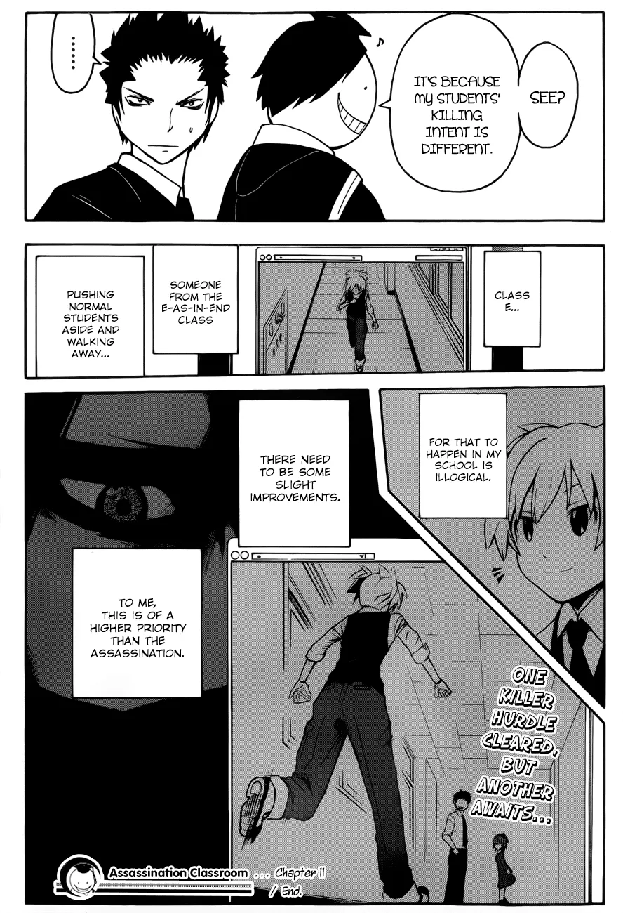 Assassination Classroom, chapter 11, page 20