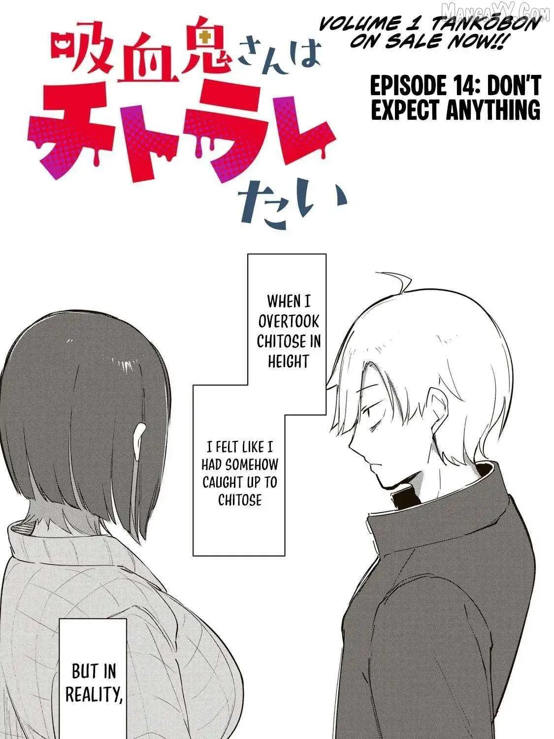 Vampire-san Wants Her (Man's) Blood Taken, chapter 14, page 1