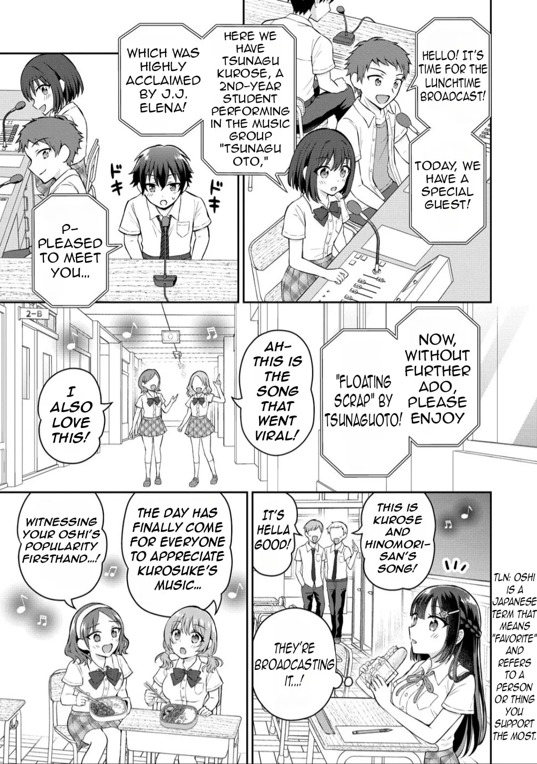 The 'Inkya' Girl Sitting Next To Me Was My Favorite Singer. Sing My Song!, chapter 15, page 7