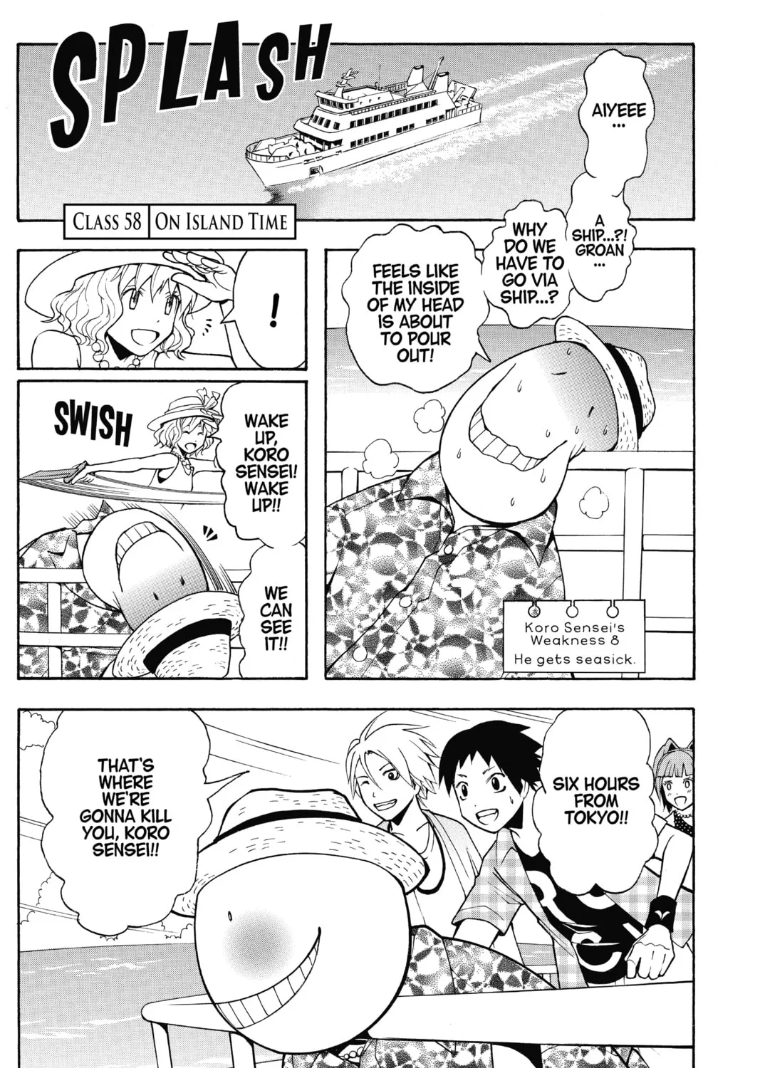 Assassination Classroom, chapter 58, page 1