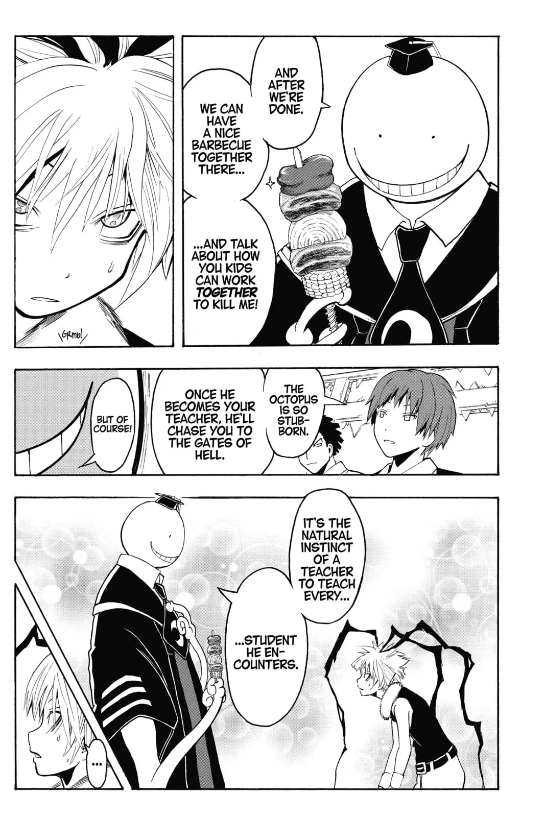 Assassination Classroom, chapter 85, page 14
