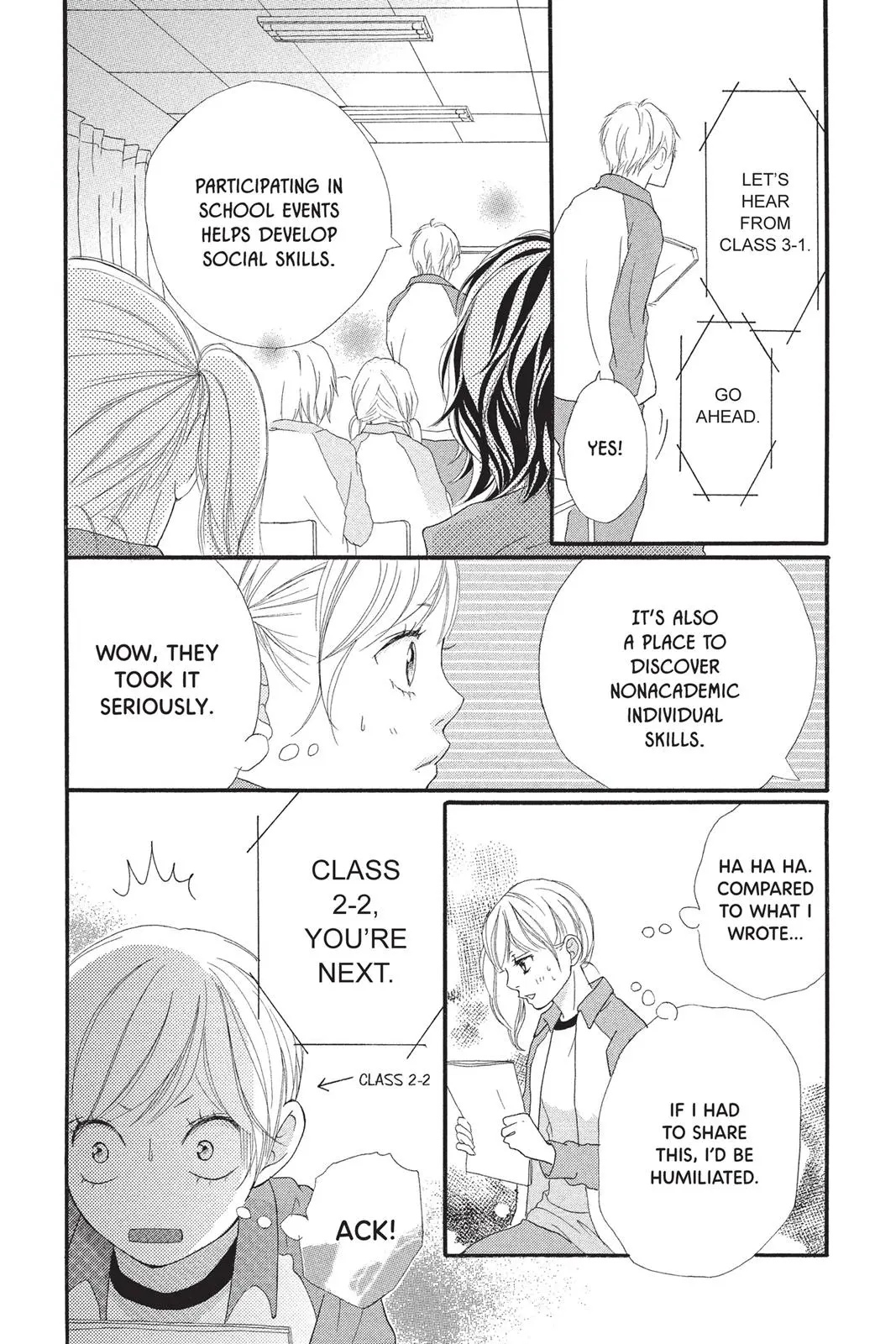 Ao Haru Ride, chapter 5, page 26