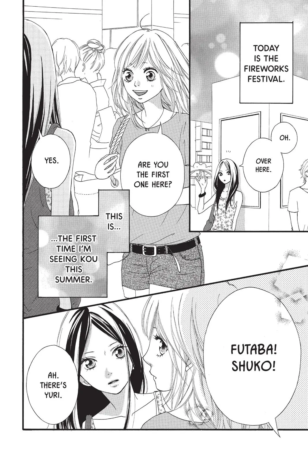 Ao Haru Ride, chapter 15, page 2