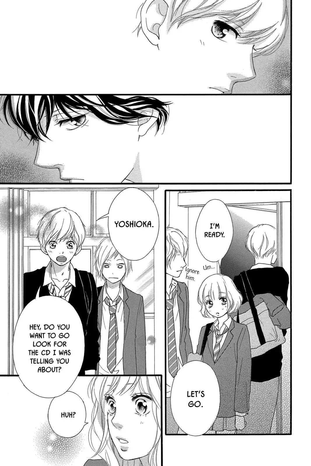Ao Haru Ride, chapter 33, page 14