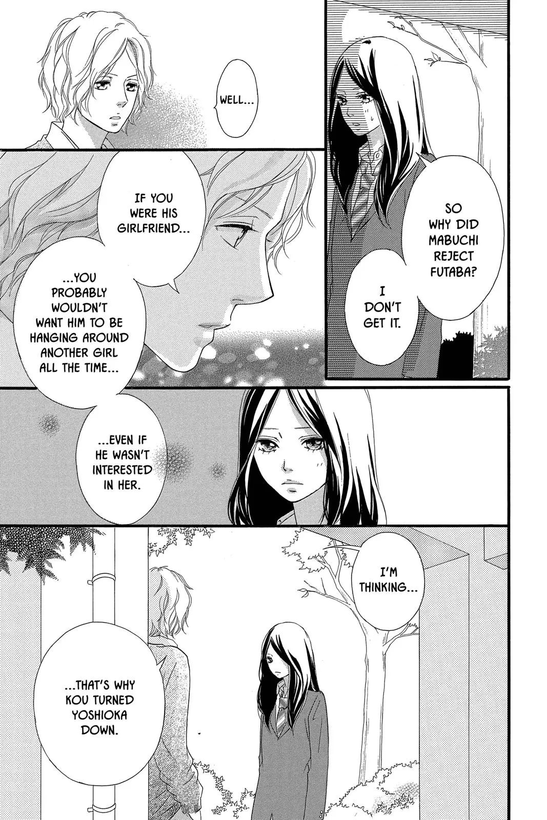 Ao Haru Ride, chapter 33, page 26