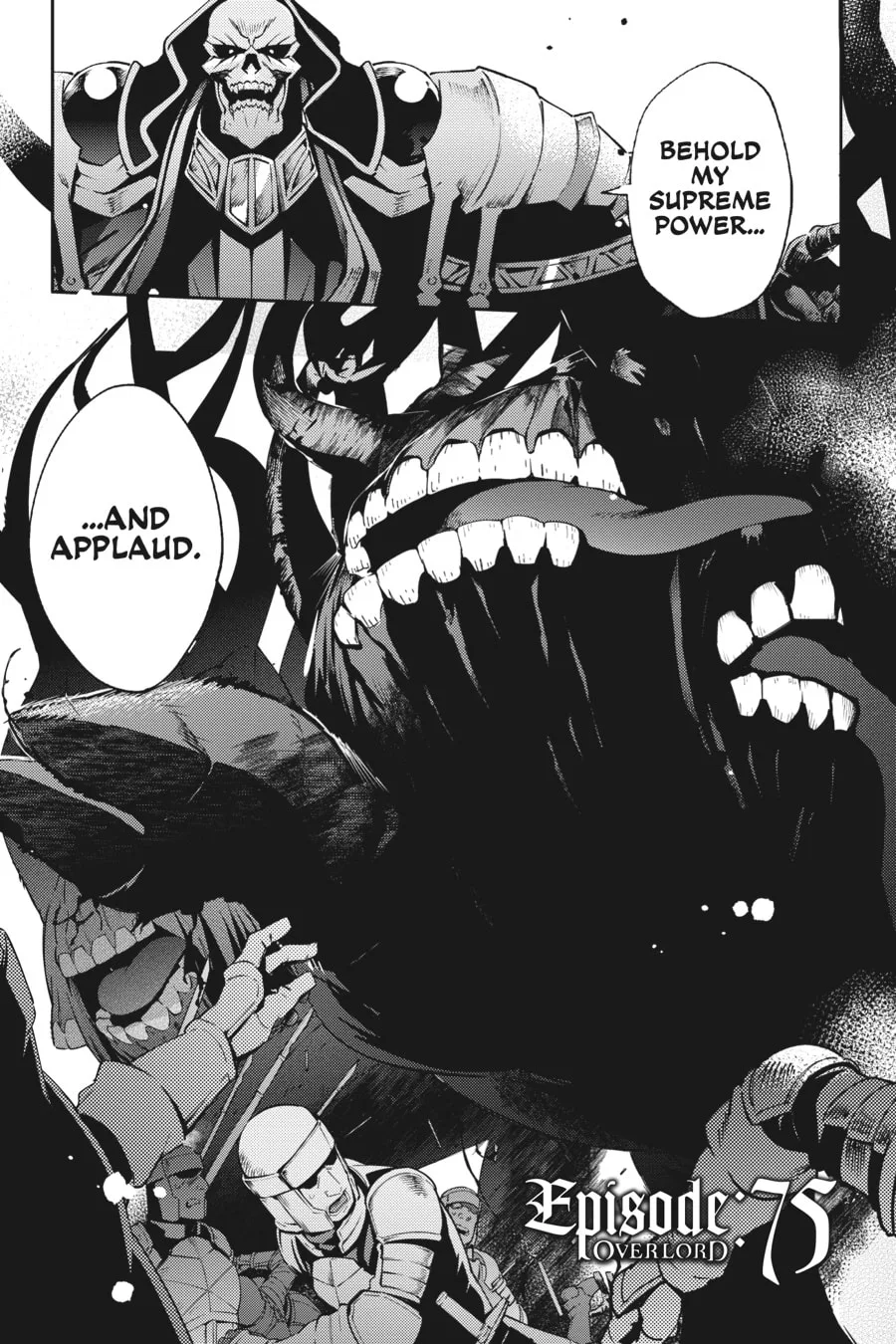 Overlord, chapter 75, page 1