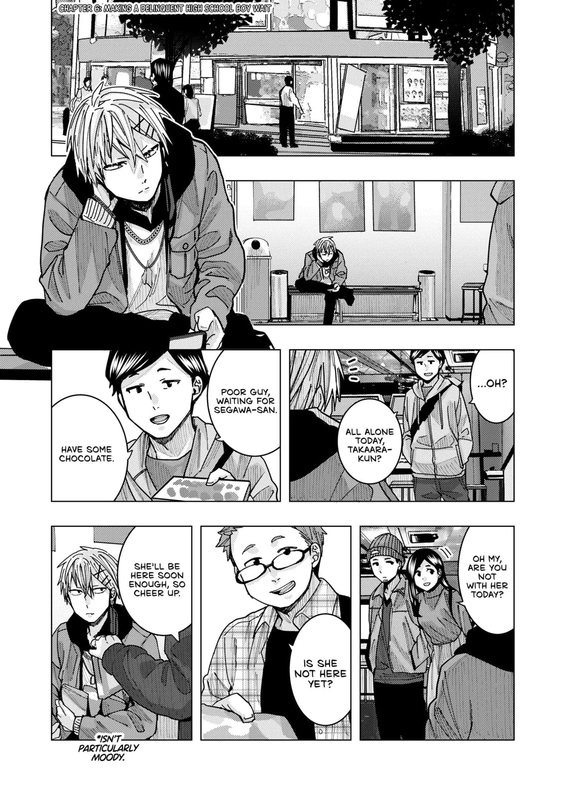 A Story About an Office Lady Who Ends Up Looking After a Clingy Delinquent High School Boy She Met at an Arcade, chapter 6, page 1