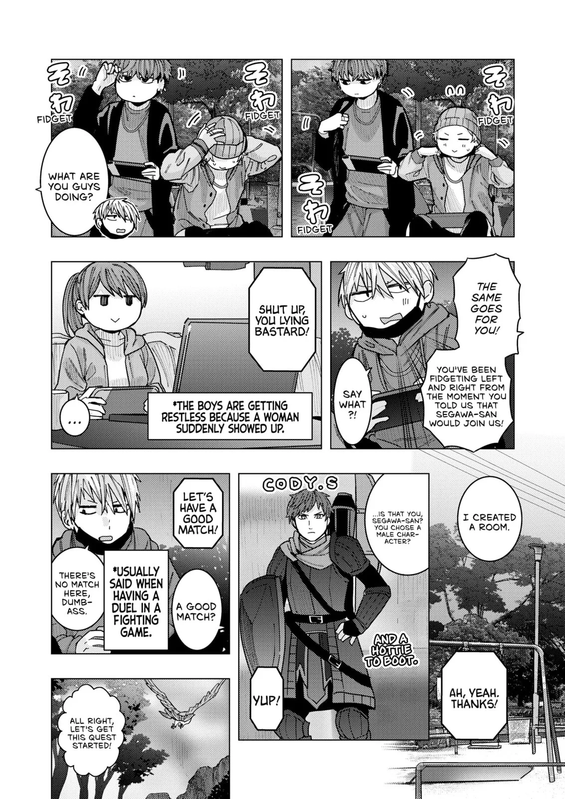 A Story About an Office Lady Who Ends Up Looking After a Clingy Delinquent High School Boy She Met at an Arcade, chapter 11, page 4