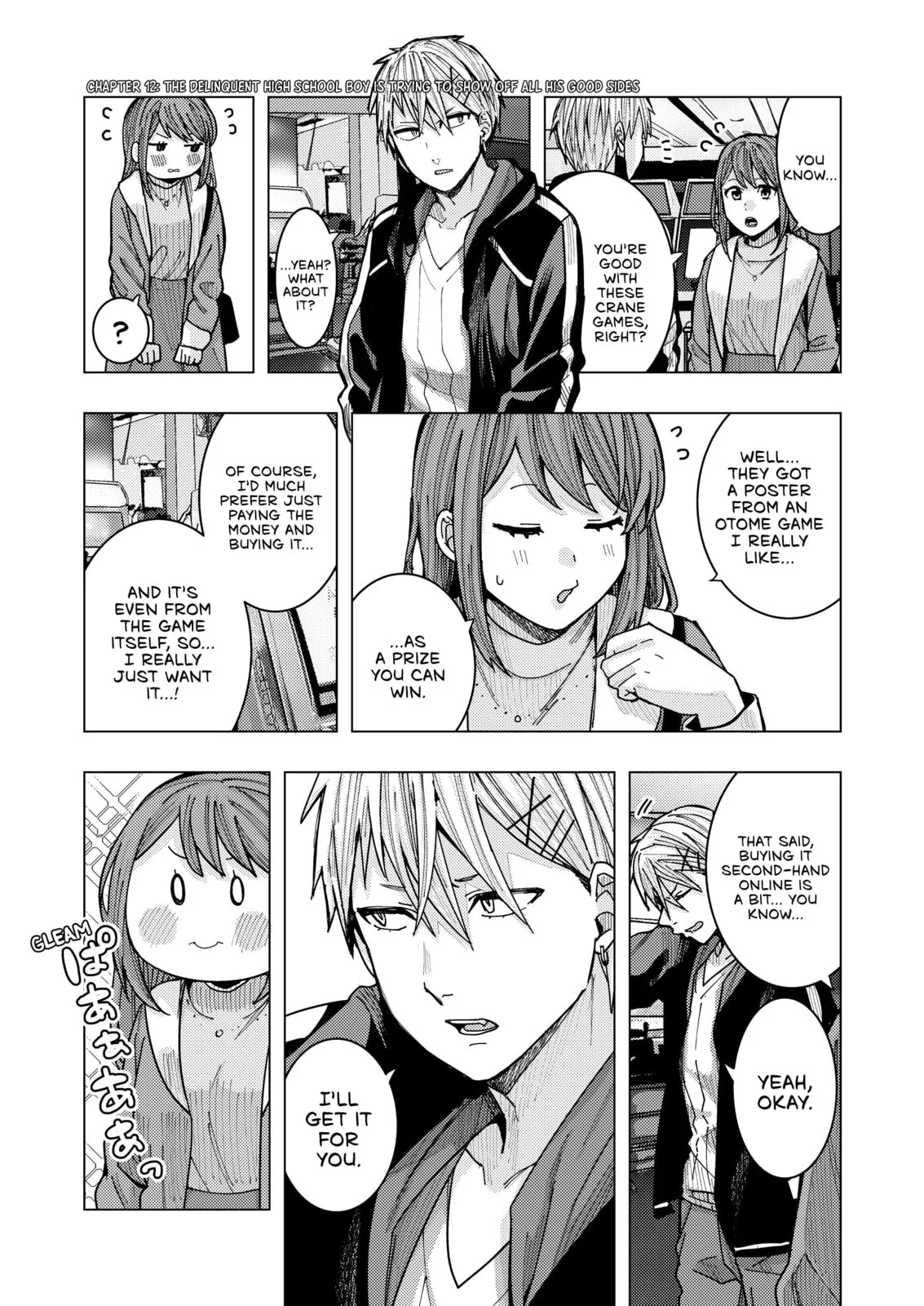 A Story About an Office Lady Who Ends Up Looking After a Clingy Delinquent High School Boy She Met at an Arcade, chapter 12, page 1