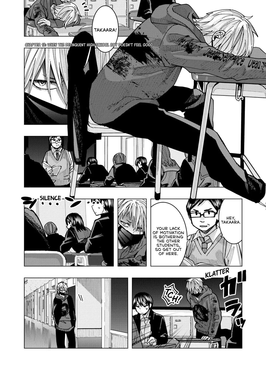 A Story About an Office Lady Who Ends Up Looking After a Clingy Delinquent High School Boy She Met at an Arcade, chapter 13, page 1