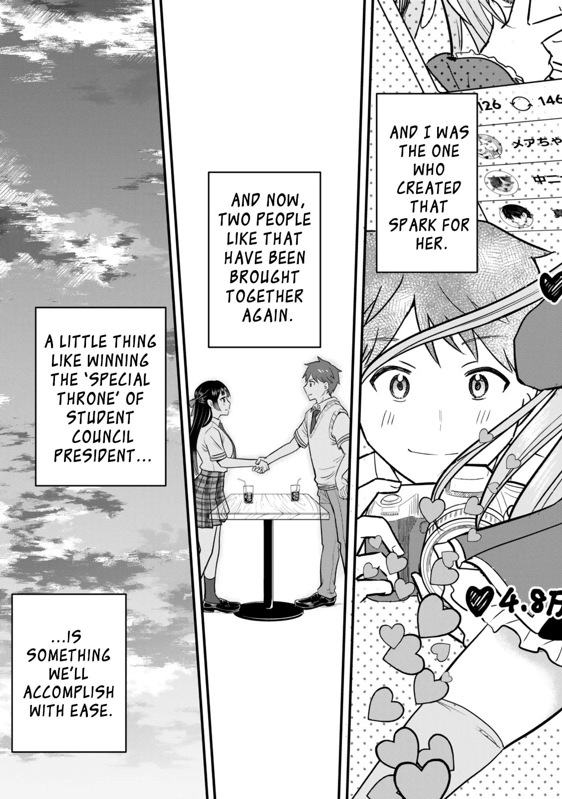 Only I Know That Our Innocent Class President was Once a Chuunibyou Idol, chapter 2, page 35