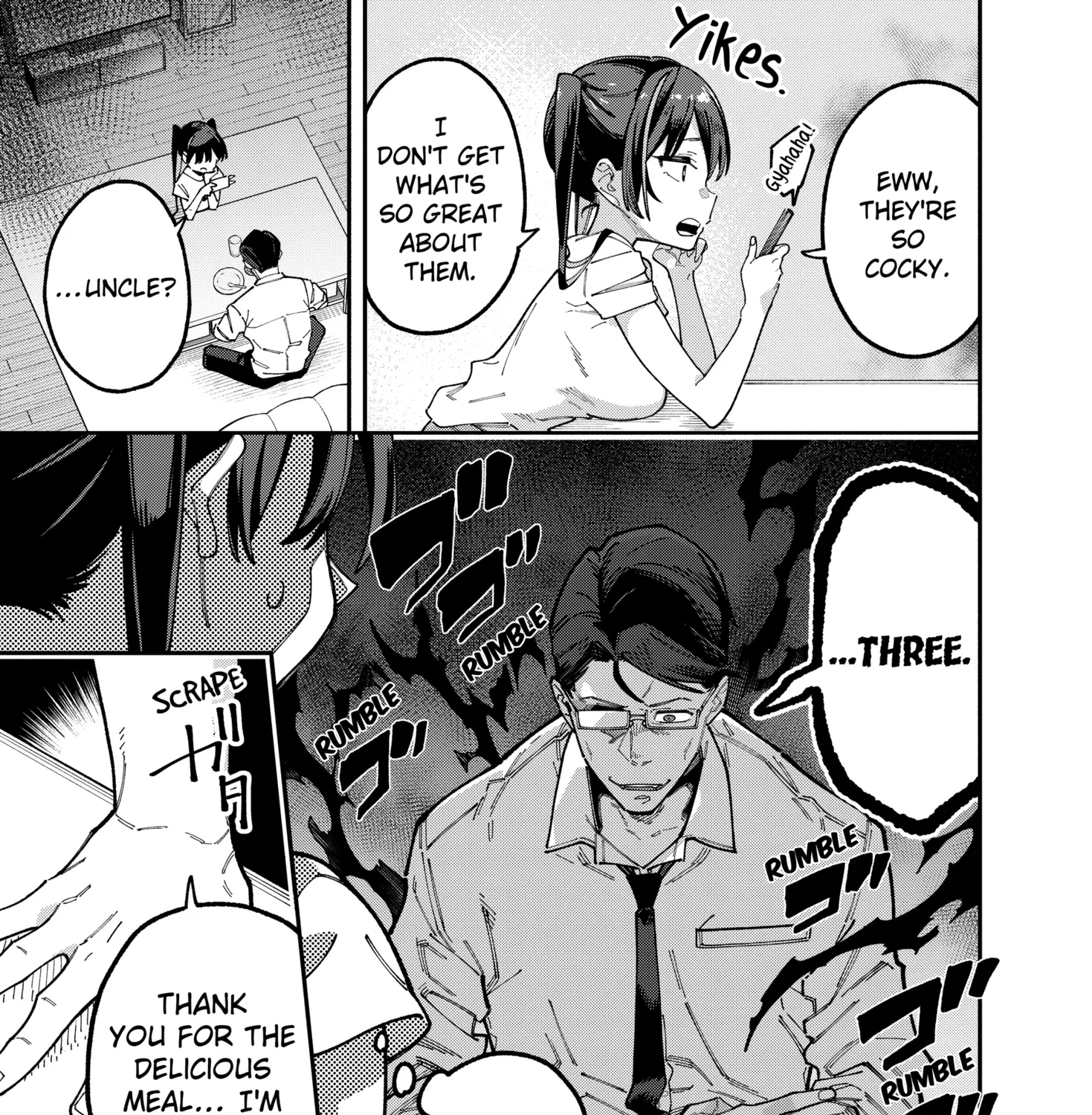 The Plain Salary Man Turned Out to Be a Hero He Was Invincible, Only to Be Exposed on His Niece's Dungeon Stream, chapter 1, page 45