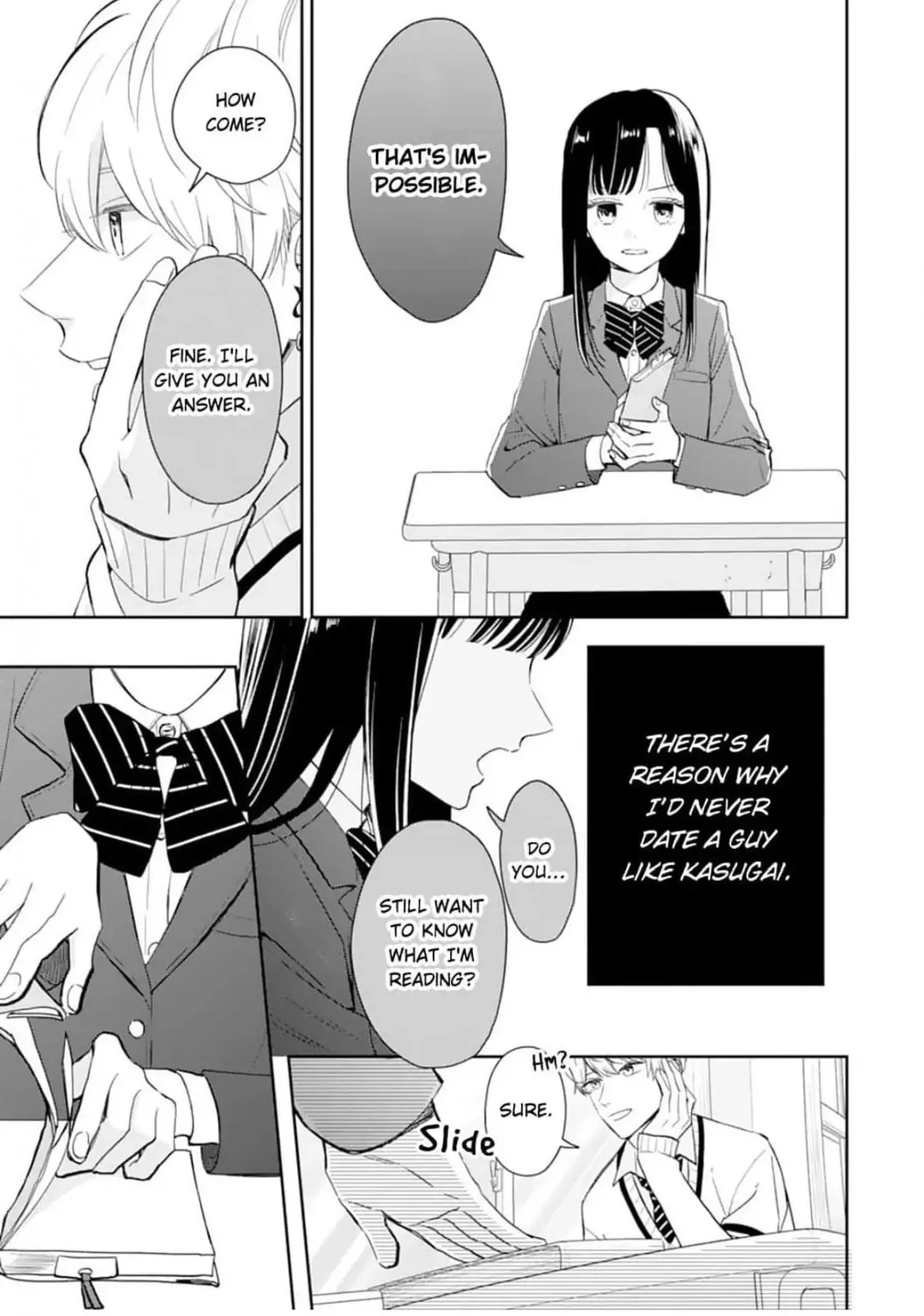 Kasugai's XX With the Fantasy Obsessed Girl, chapter 1, page 14