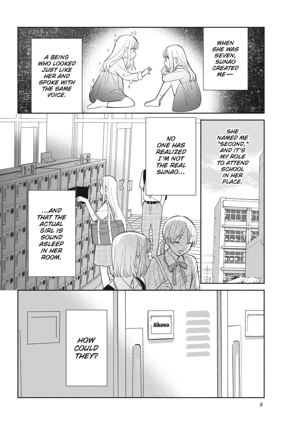 Even a Replica Can Fall in Love, chapter 1, page 8