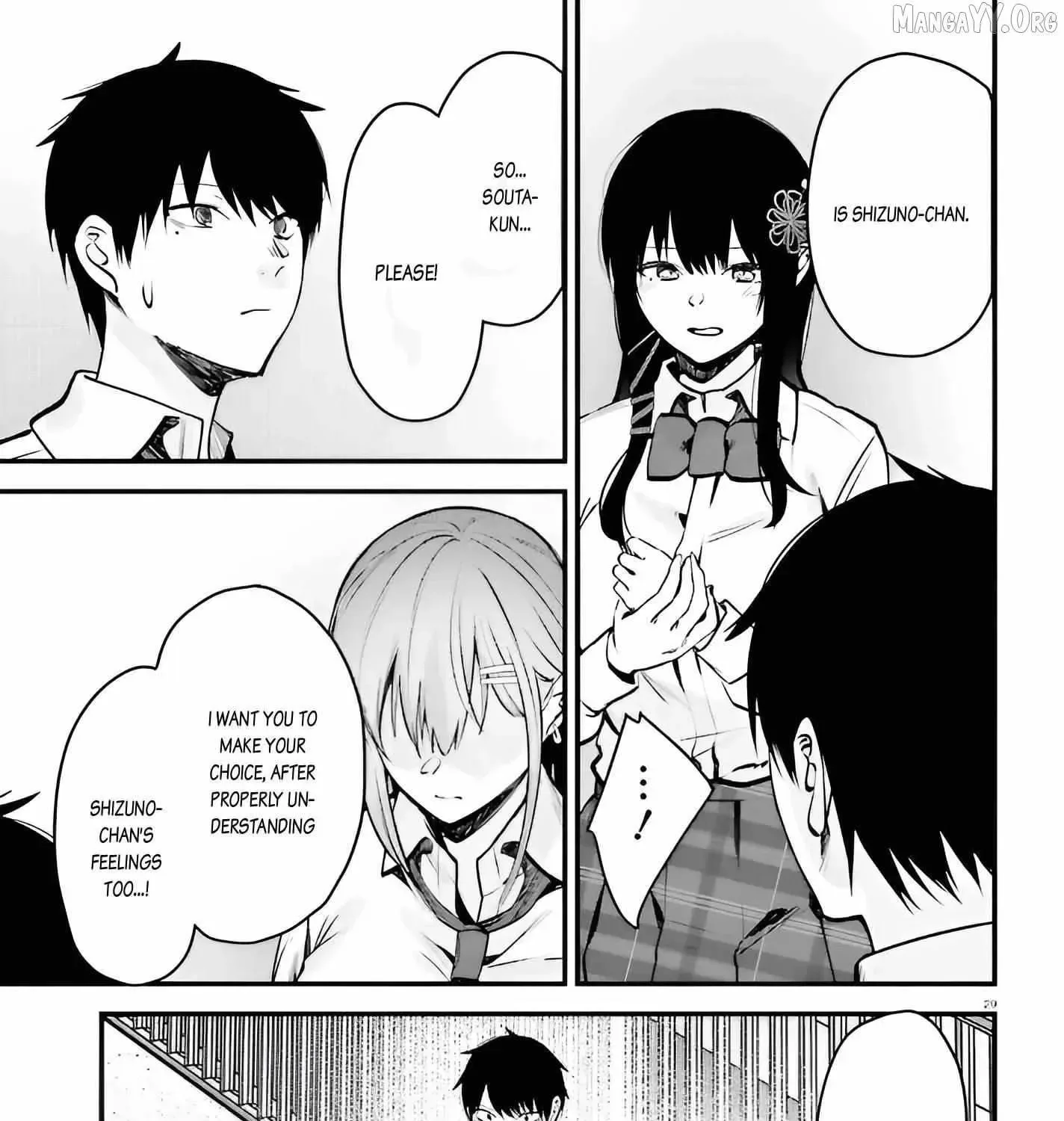 The Handsome Girl Who Stole My Girlfriend Seems to be After Me Now, chapter 15, page 57