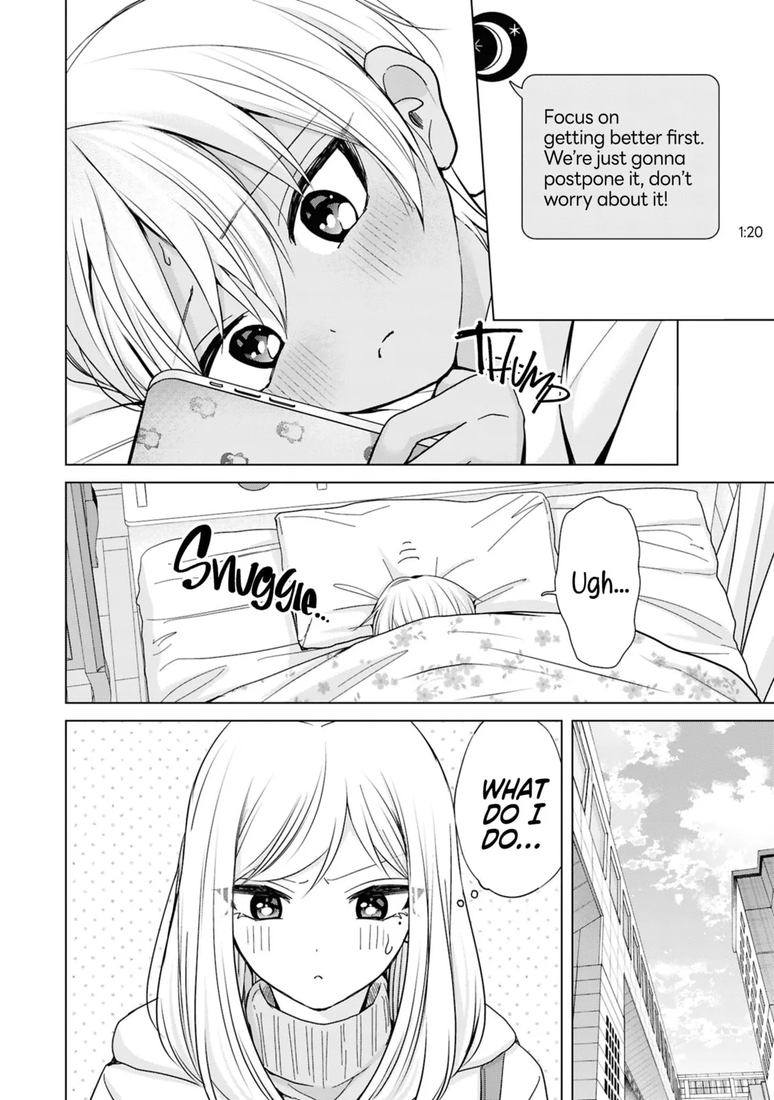 Kusunoki's Flunking Her High School Glow-Up, chapter 48, page 8