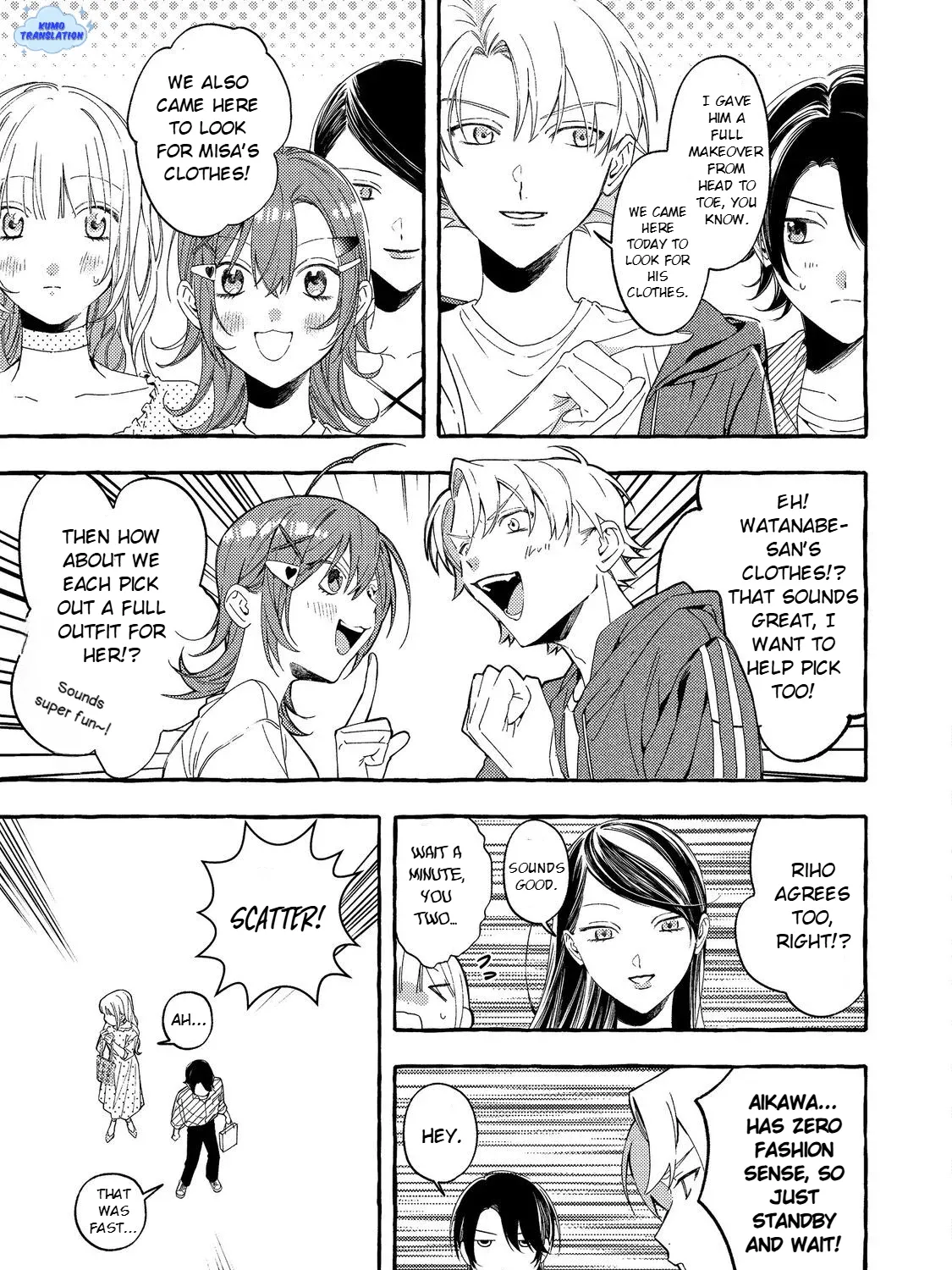 The School's Madonna, Watanabe-san, for Some Reason Asks My Schedule Every Week, chapter 4, page 33