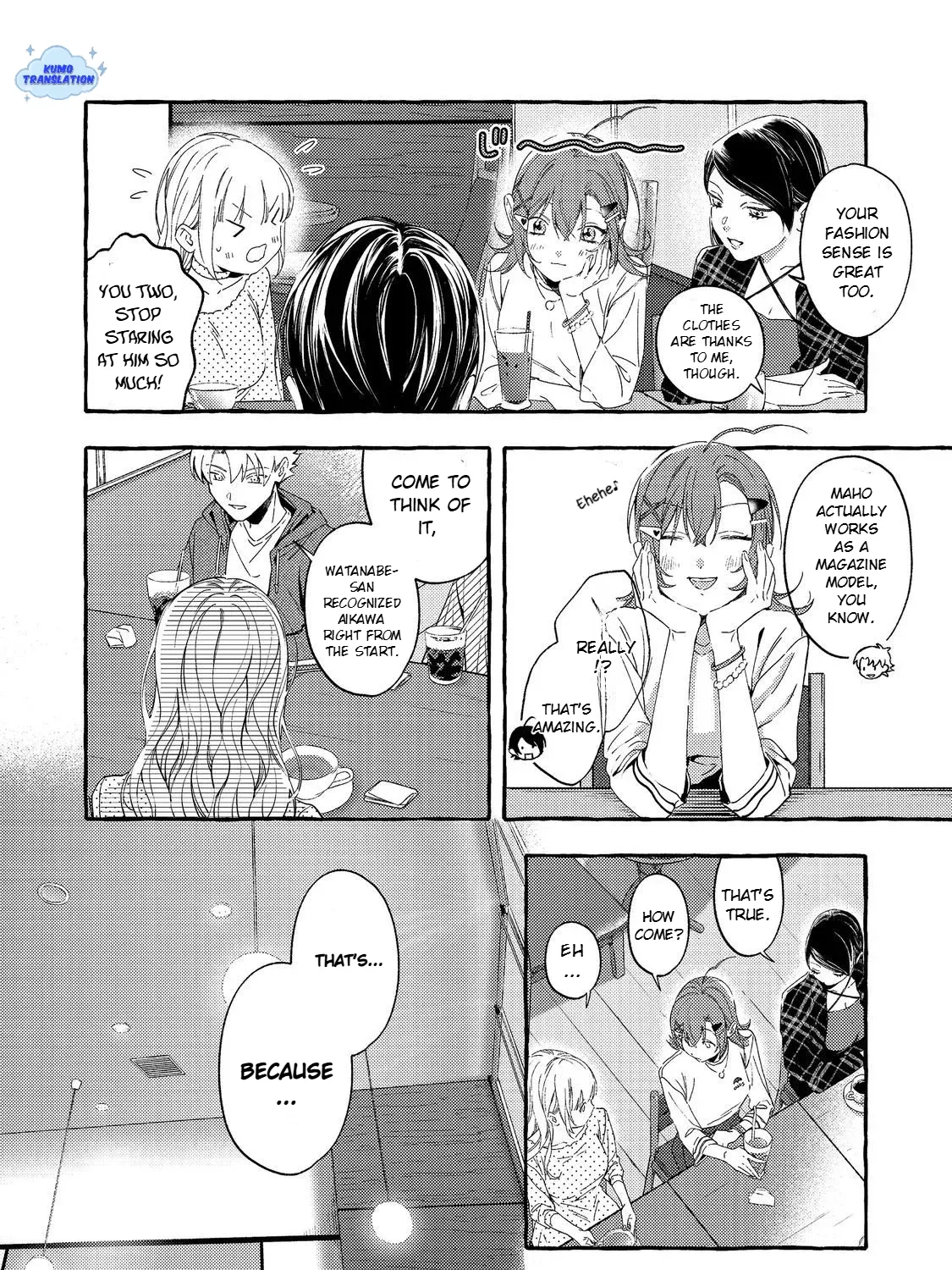 The School's Madonna, Watanabe-san, for Some Reason Asks My Schedule Every Week, chapter 4, page 43