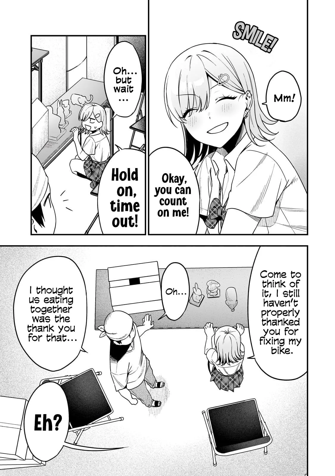 When I Repaired a Gal's Bicycle, She Became Attached to Me, chapter 3, page 21