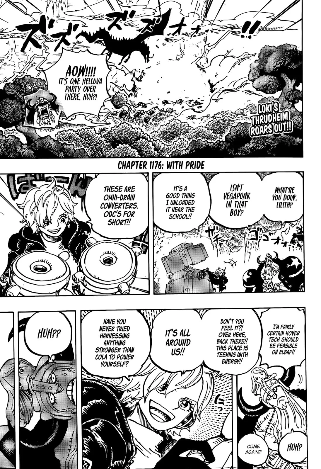 One Piece Manga, chapter 1176, page 2