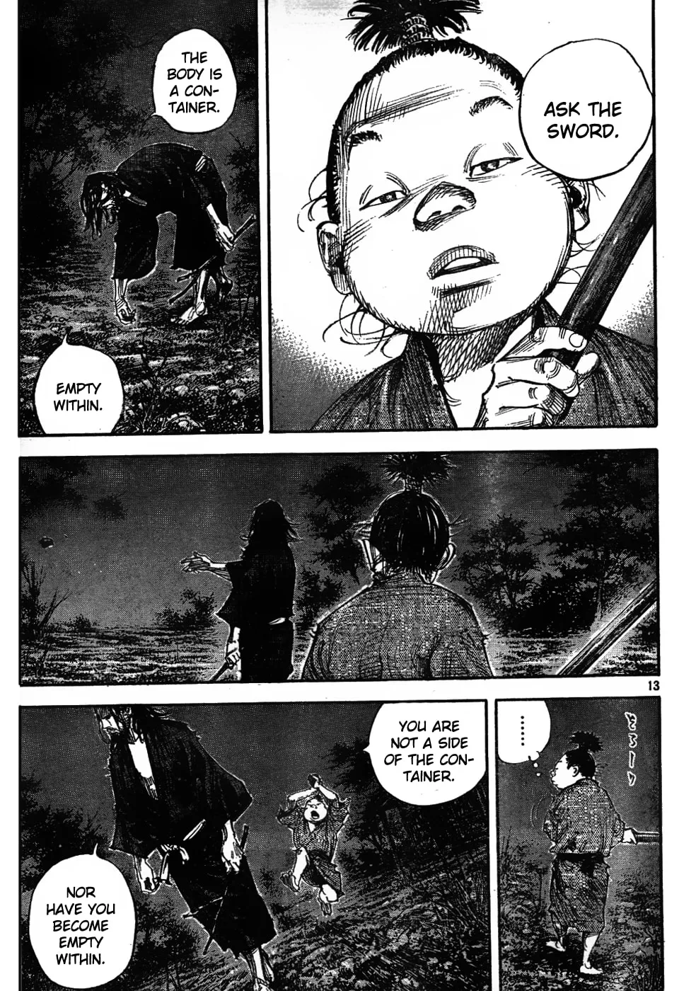 Vagabond Manga, chapter 307, page 13