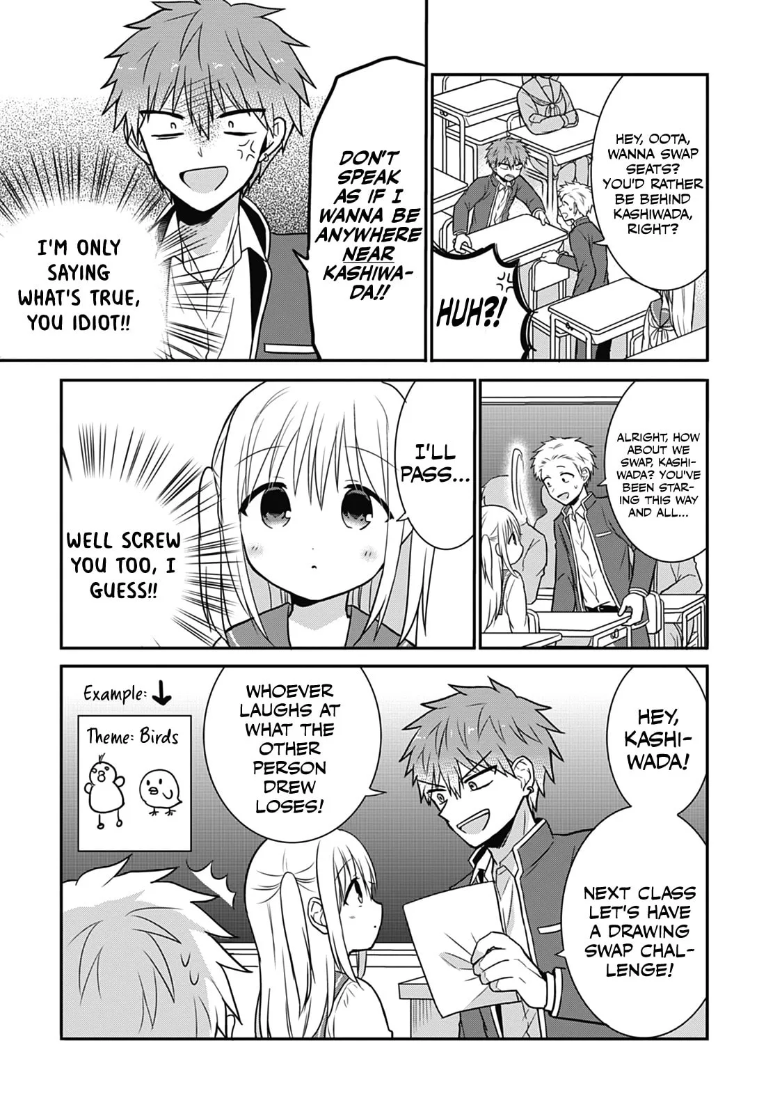 Inexpressive Kashiwada and Expressive Oota, chapter 18, page 3