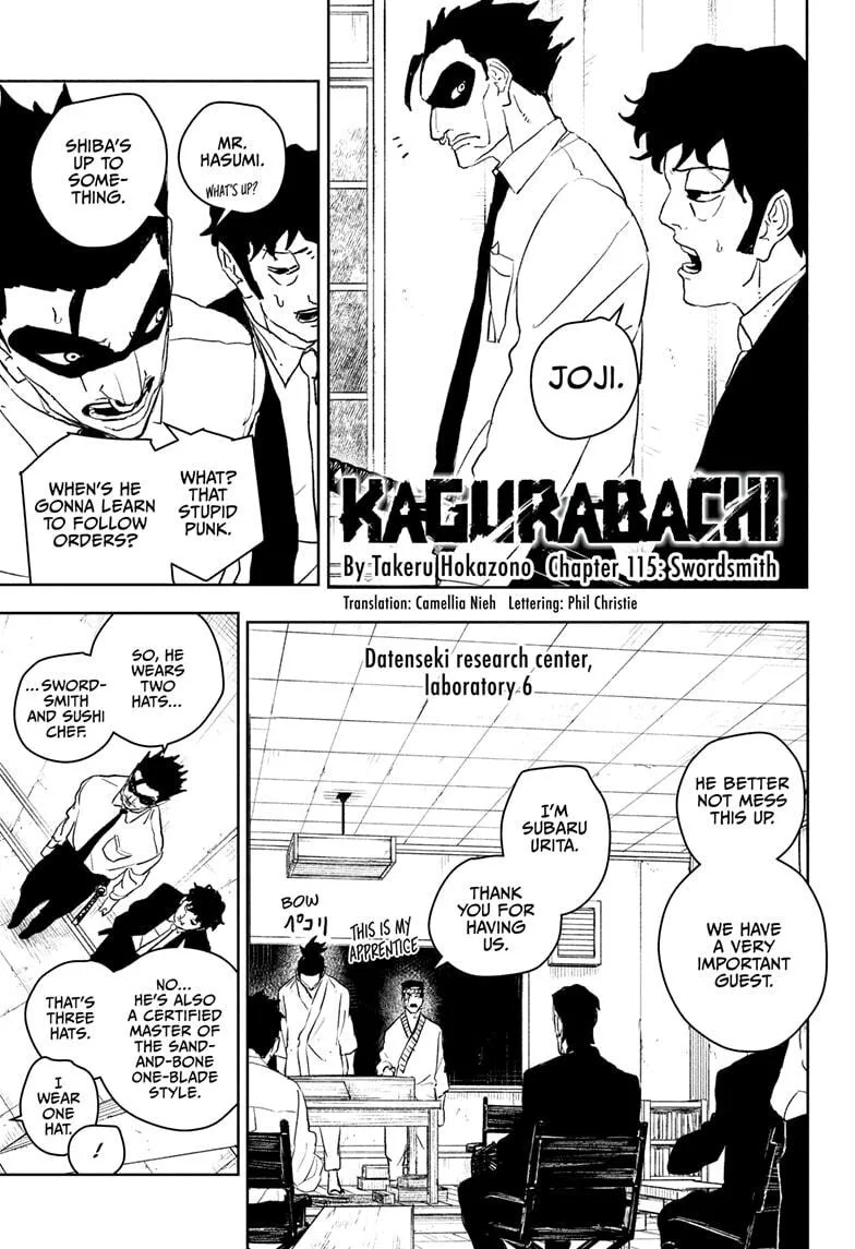 Kagurabachi, chapter 115, page 1