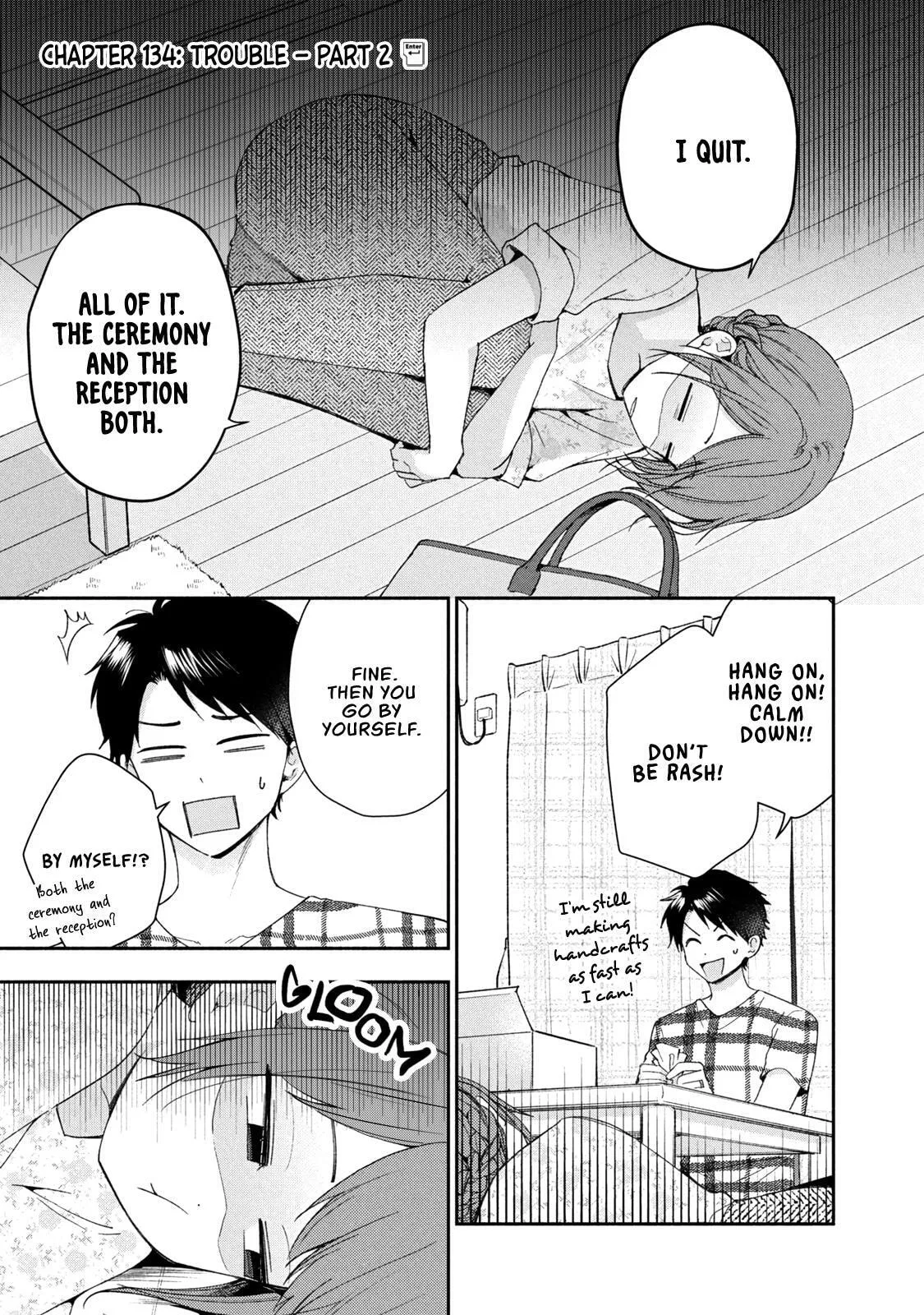 Kono Kaisha ni Suki na Hito ga Imasu, chapter 134, page 1