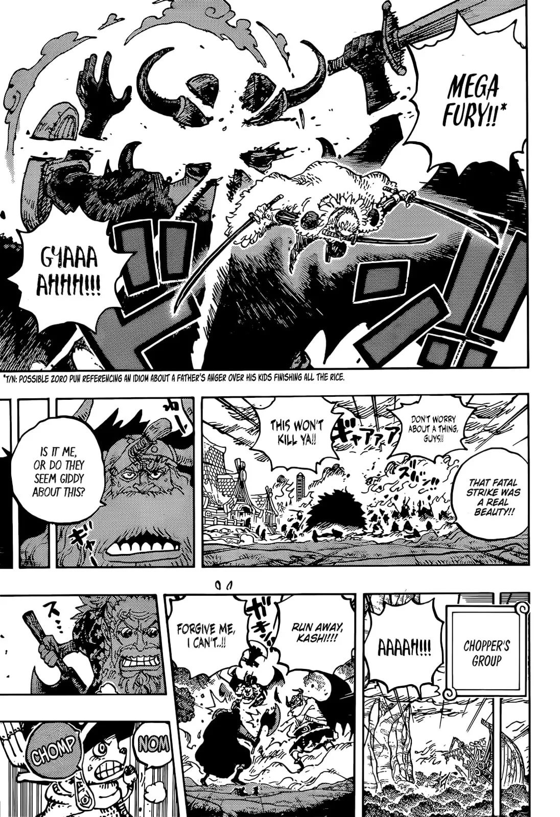 One Piece Manga, chapter 1177, page 7