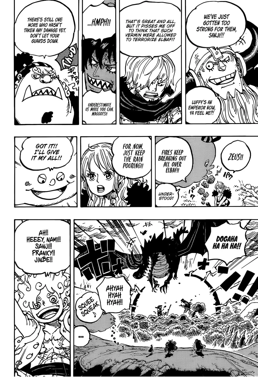 One Piece Manga, chapter 1177, page 10