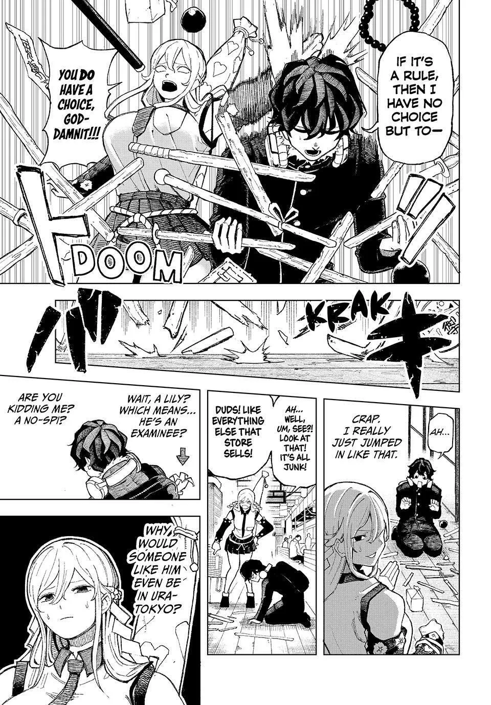 Ura Toukyou no Osoroshidokoro, chapter 1, page 13