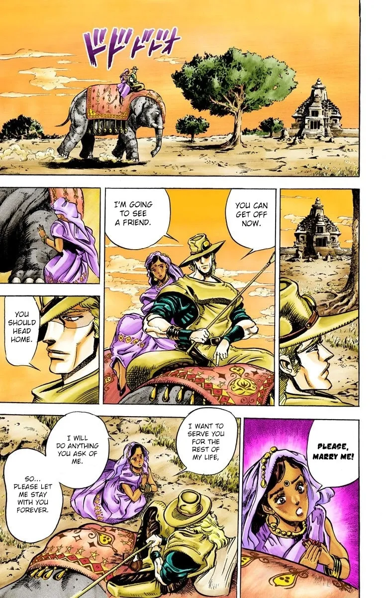 JoJo no Kimyou na Bouken Part 3: Stardust Crusaders Colored Manga, chapter 28, page 9