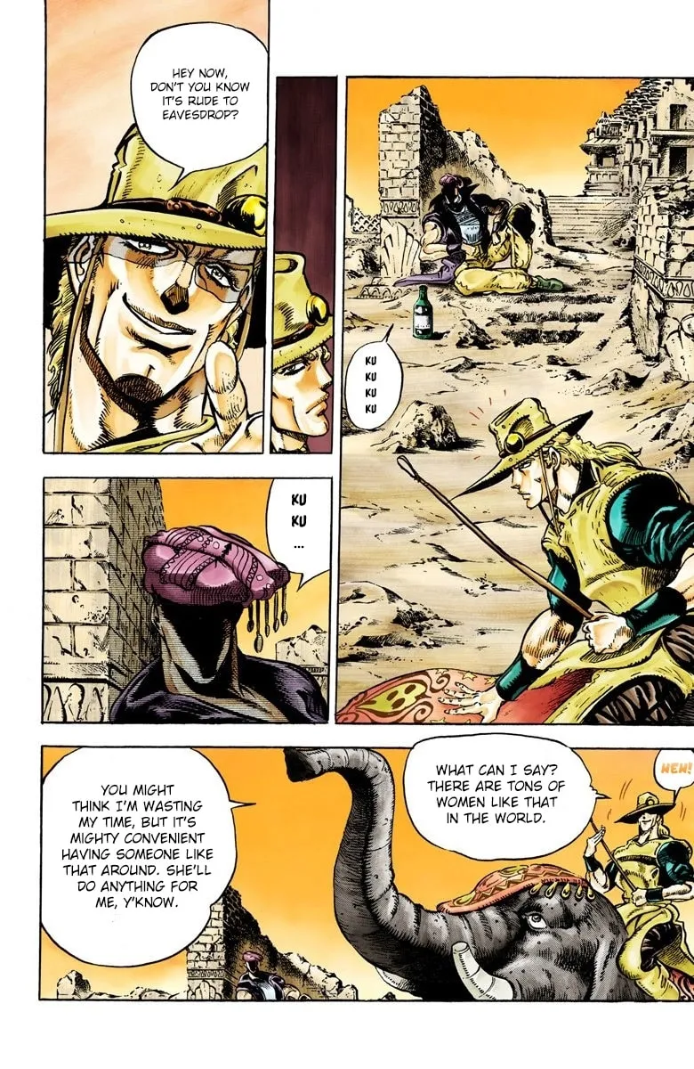 JoJo no Kimyou na Bouken Part 3: Stardust Crusaders Colored Manga, chapter 28, page 12
