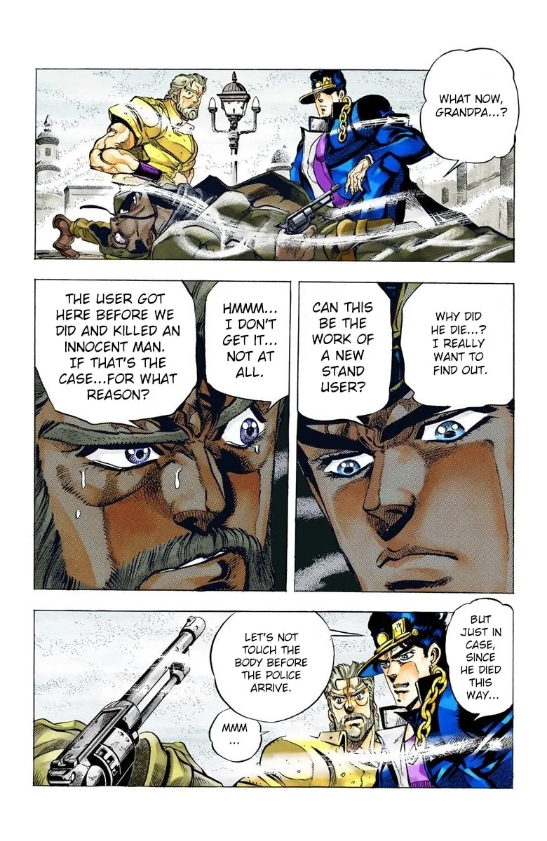 JoJo no Kimyou na Bouken Part 3: Stardust Crusaders Colored Manga, chapter 42, page 9