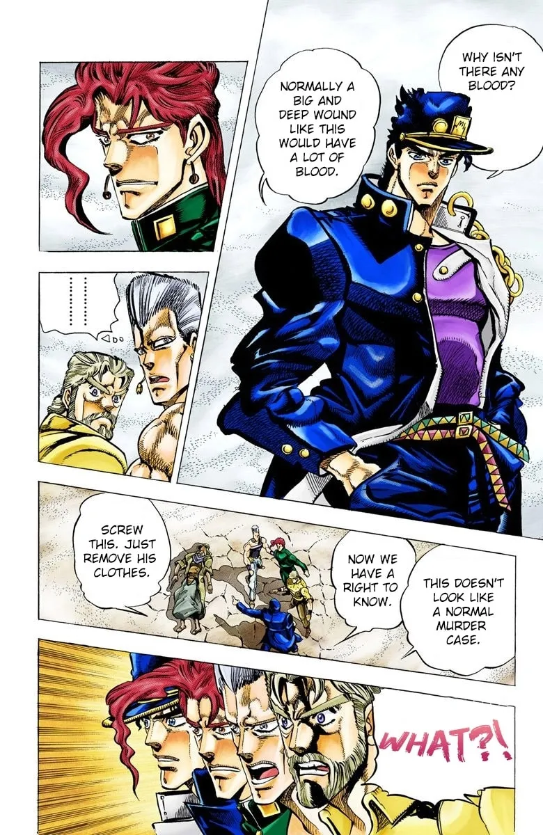 JoJo no Kimyou na Bouken Part 3: Stardust Crusaders Colored Manga, chapter 42, page 13