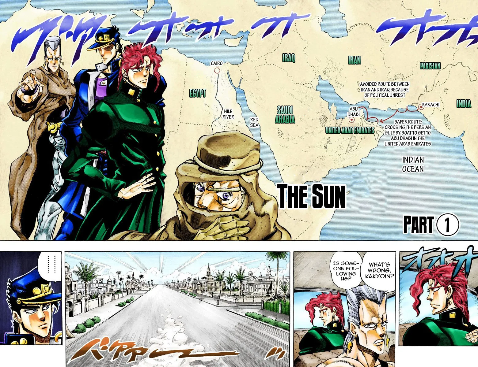 JoJo no Kimyou na Bouken Part 3: Stardust Crusaders Colored Manga, chapter 53, page 2