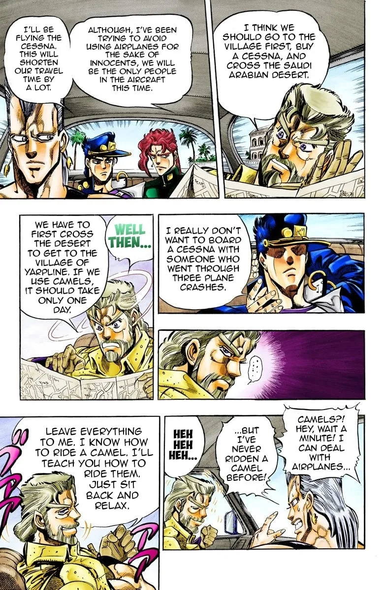JoJo no Kimyou na Bouken Part 3: Stardust Crusaders Colored Manga, chapter 53, page 4